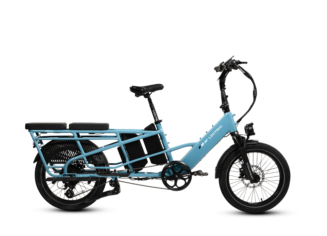 XPedition2 Raindrop Blue Long-Range Dual-Battery eBike