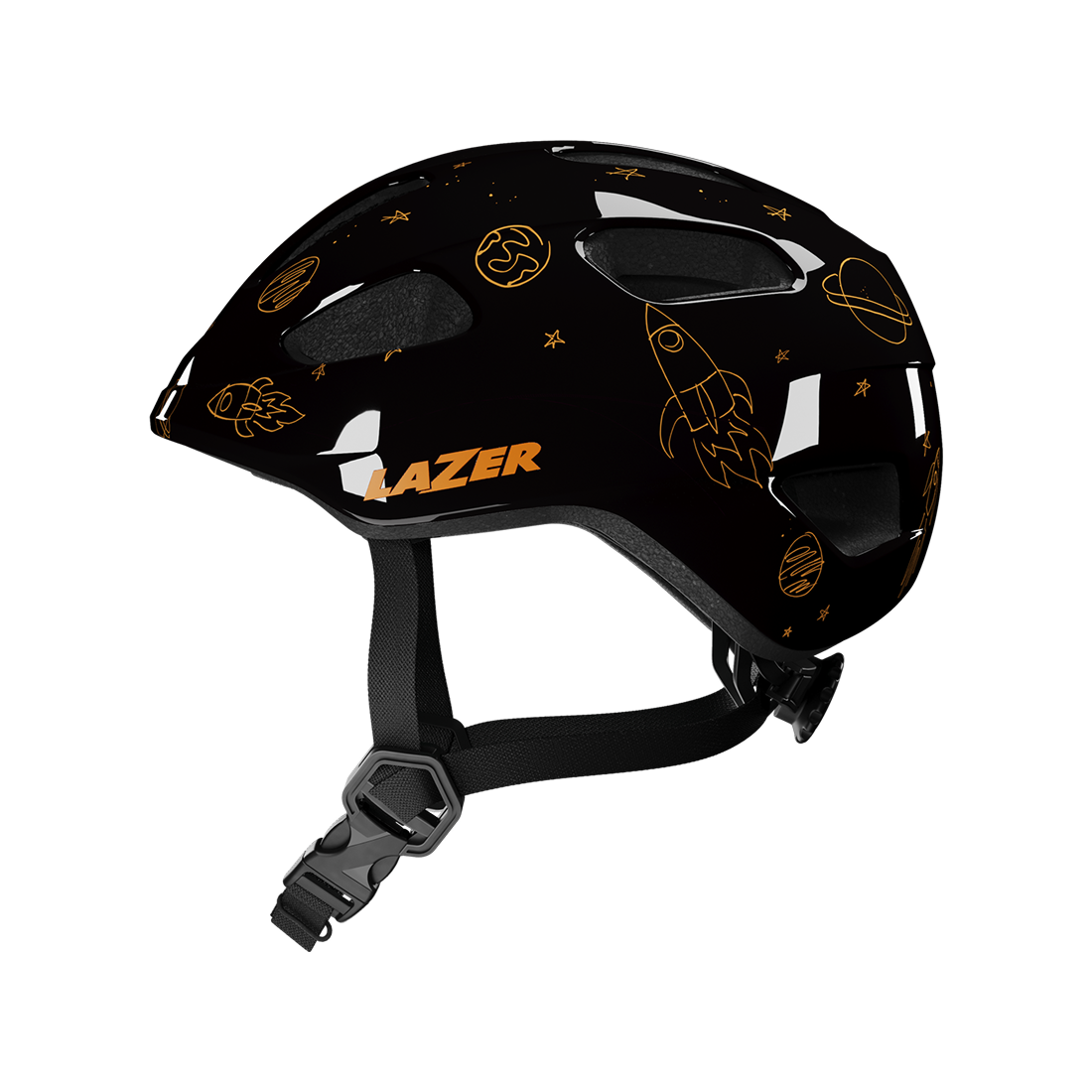 Lazer Pnut KinetiCore 2.0 Toddlers' Helmet - Flying Rocket
