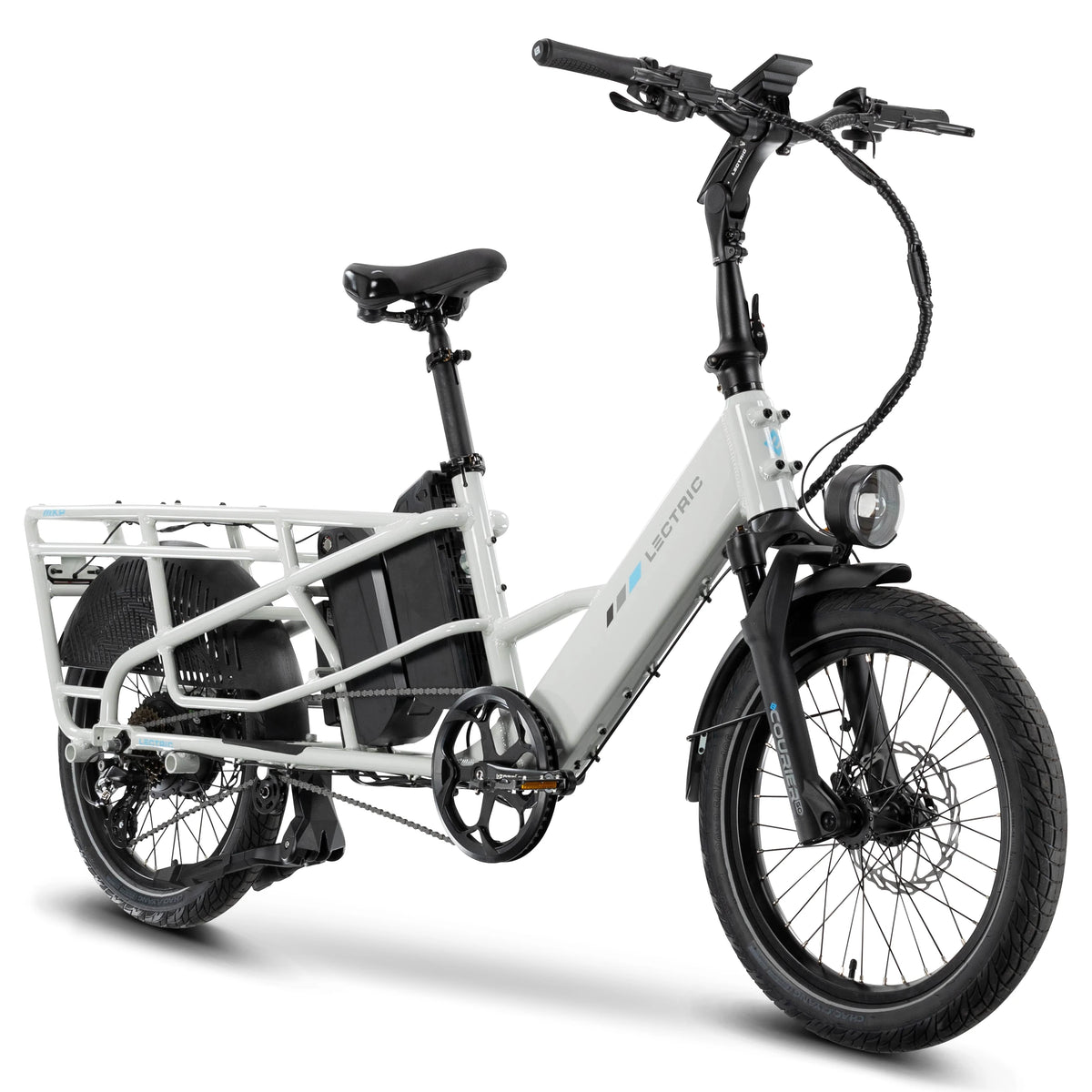 XPedition2 Stratus White Long-Range Dual-Battery eBike