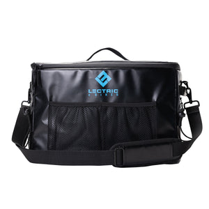 Lectric soft cooler avant avec logo et poche et sangle
